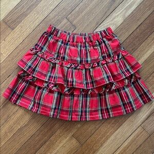 J. Crew Crewcuts Red Plaid Girls Skirt